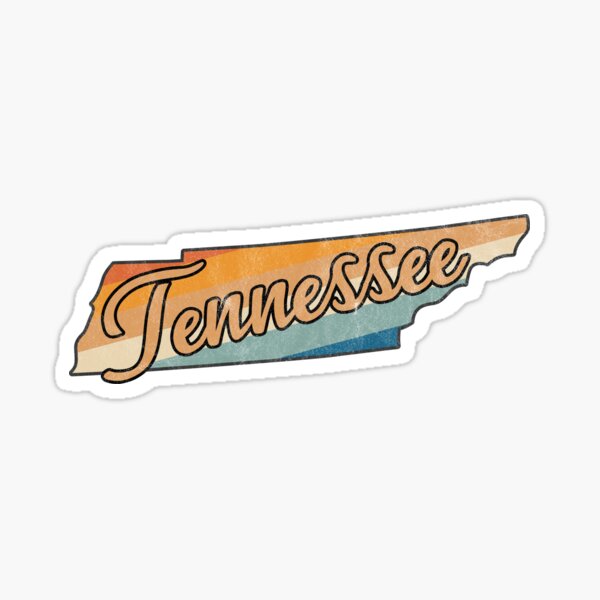 Item preview, Tennessee State | Colorful Retro 70s Design designed and sold by PraiseQuotes.