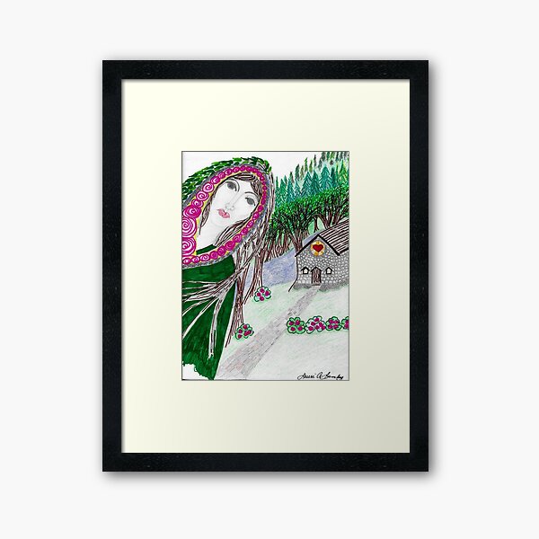 Home Framed Art Print