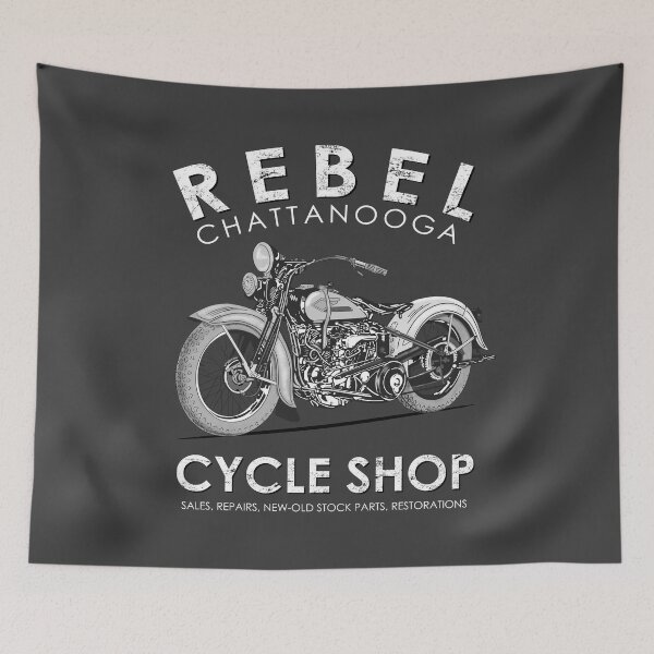 Item preview, The Rebel Cycle Shop designed and sold by rogue-design.
