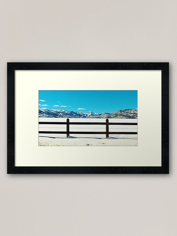 Alternate view of So Far Snow Good Framed Art Print