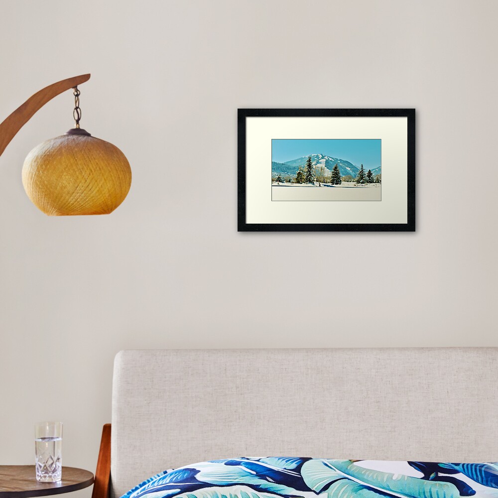 Once Around the Aspen Golf Club Framed Art Print