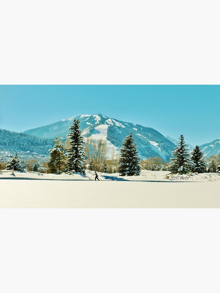 Thumbnail 7 of 7, Framed Art Print, Once Around the Aspen Golf Club designed and sold by 32DARTS.