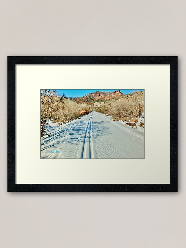 Alternate view of North Through the Jaws of Snowmass Canyon Framed Art Print