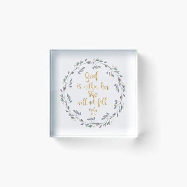 Item preview, psalm 46:5 designed and sold by ReVivingHoPe.