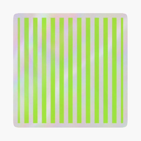 Item preview, Green and White Trendy Stripes designed and sold by CreativeBridge.