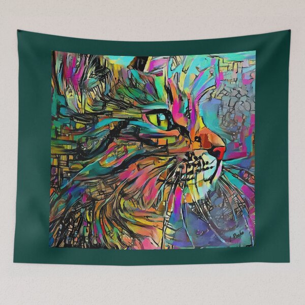 Item preview, Ruben, cat, Léa Roche paintings - Chat, cat, cat, kitten designed and sold by L. ROCHE.