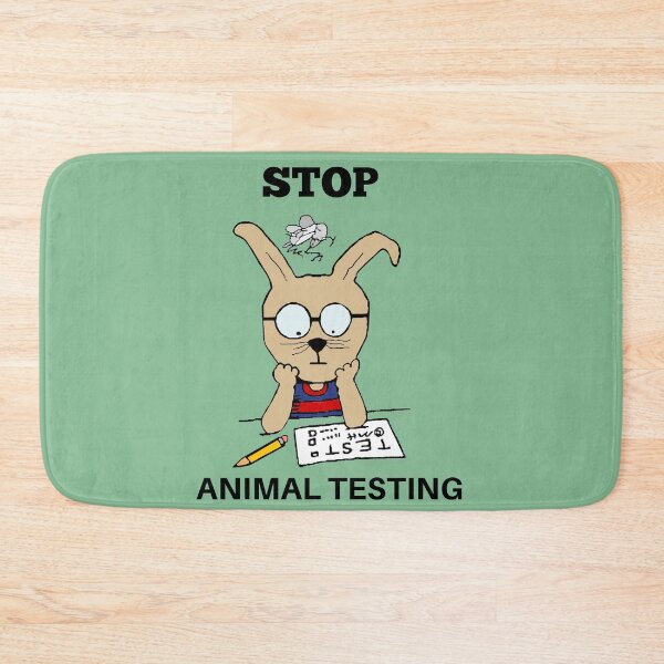 Item preview, Stop Animal Testing Rabbit designed and sold by Lisa Bertnick.