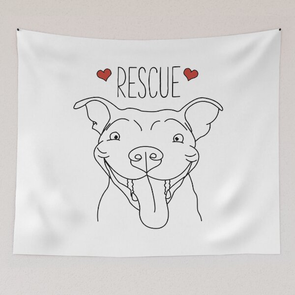 Item preview, Cute Funny Pitbull Dog Rescue Gift Dog Lover designed and sold by MintedFresh.