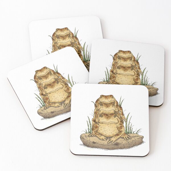 Item preview, three toads, stacked and sitting on a rock designed and sold by ca--lv--in.