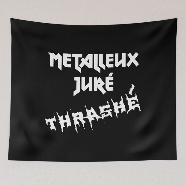 Item preview, I AM A METALLEUX, THRASHED JURY! designed and sold by francoisville.