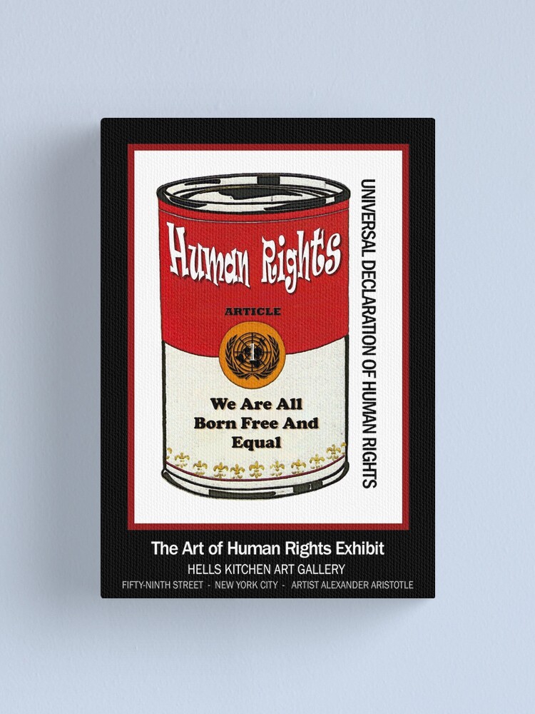 "HUMAN RIGHTS POP ART UNIVERSAL DECLARATION OF HUMAN RIGHTS ARTICLE