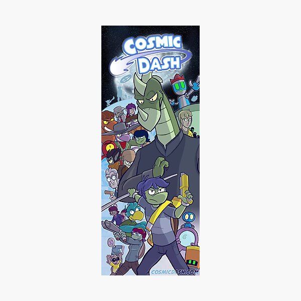 Cosmic Dash Vertical Splash Photographic Print