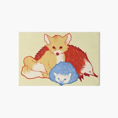 Fast Friends Art Board Print