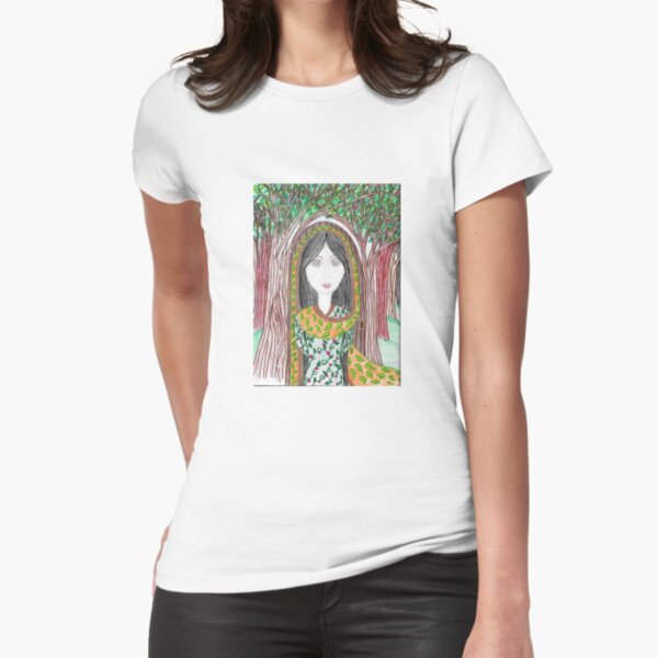 Mori-Ki, Guardian of the Forest Fitted T-Shirt
