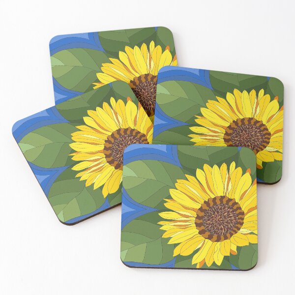 Item preview, Color blocked Sunflower  designed and sold by rorydawn1merch.