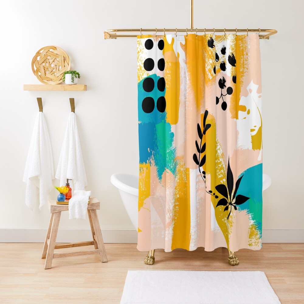 Hello Summer Trends Shower Curtain