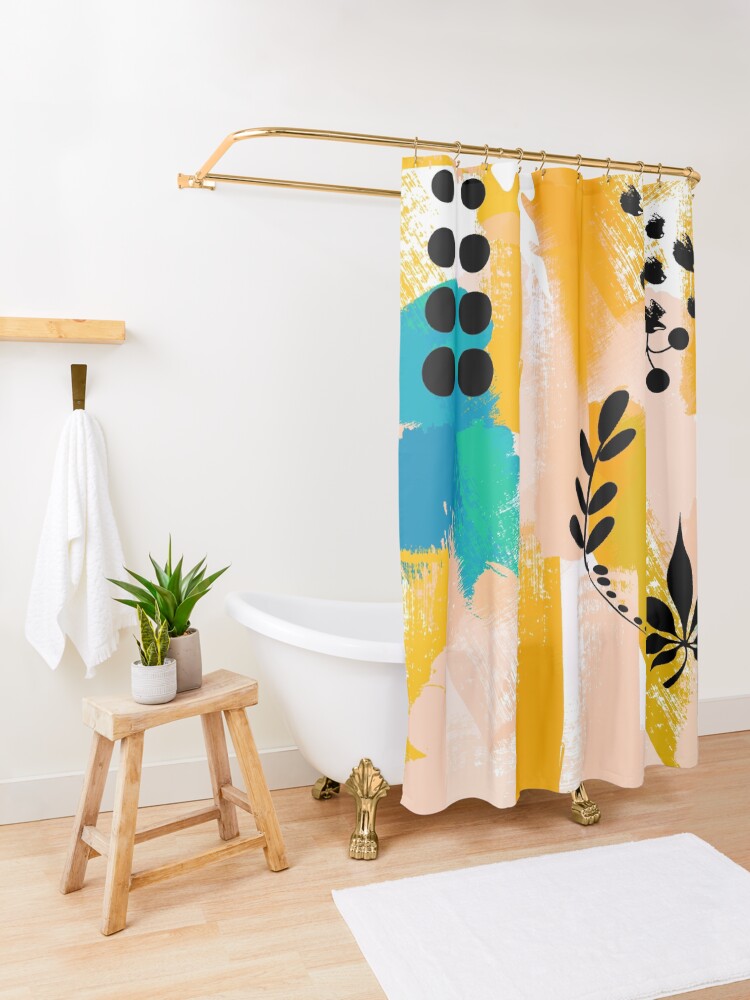 Alternate view of Hello Summer Trends Shower Curtain