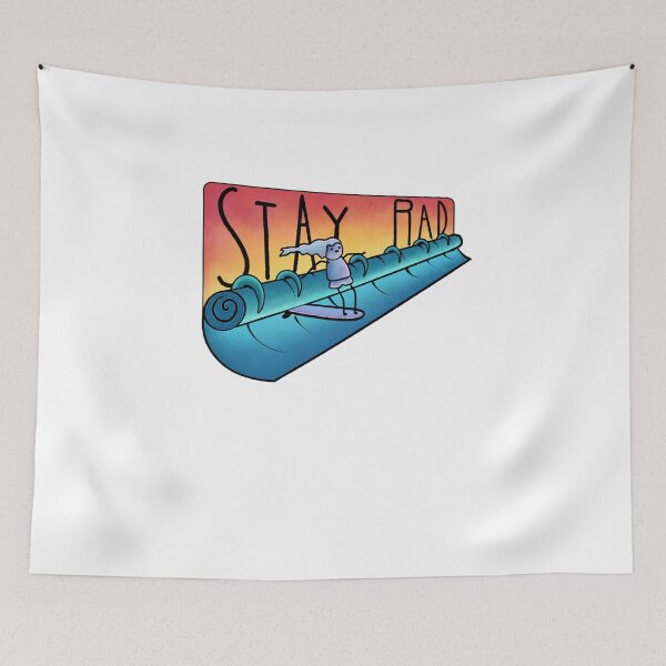 Item preview, “Stay Rad” Surfer At Sunset designed and sold by Ben McKenzie.