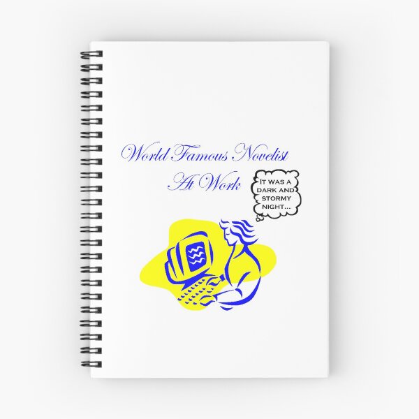 Item preview, World Famous Novelist at Work. designed and sold by OrangeSwirly.
