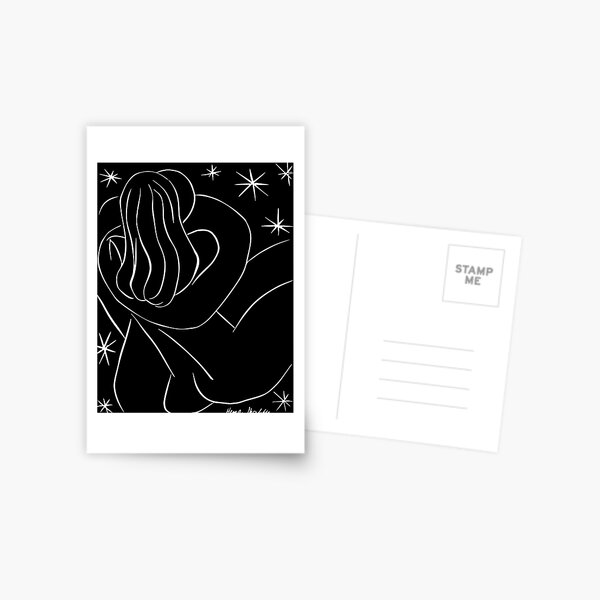 Henri Matisse The Hug Abraccio 1944 Original Artwork Reproduction, Tshirts, Prints, Posters, Men, Women, Kids Postcard