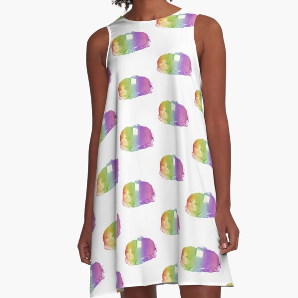 Rainbow Cat A-Line Dress