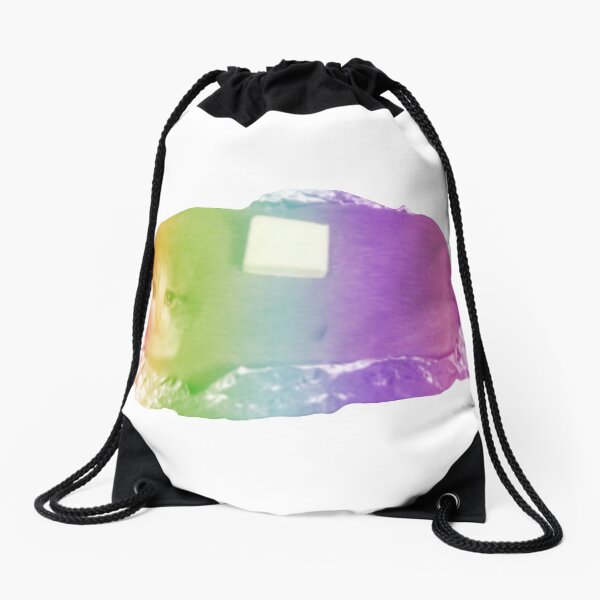 Rainbow Cat Drawstring Bag