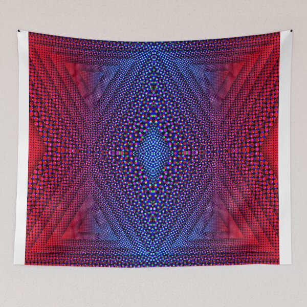 Aperçu de l'œuvre Quad Triforce Chromatique Bleu-R créée et vendue par sacrasf.