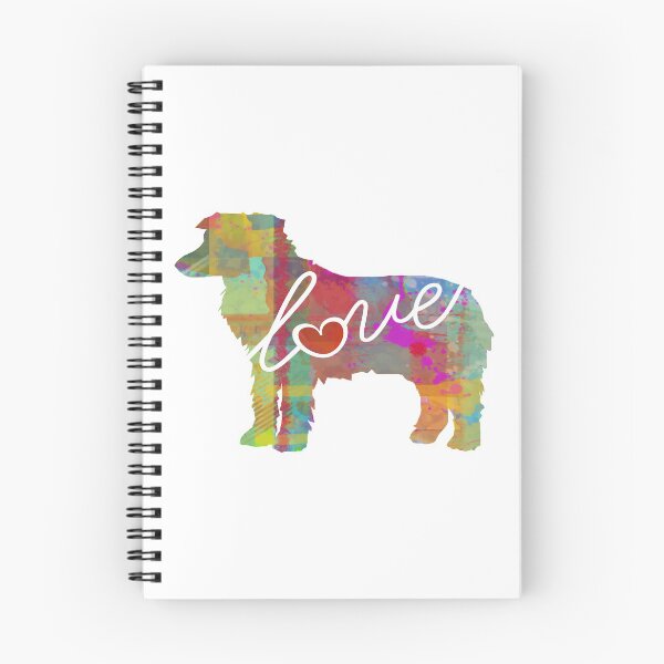 Item preview, Mini Aussie / Mini Australian Shepherd Love - A Bright and Colorful Watercolor Style Gift designed and sold by traciwithani.