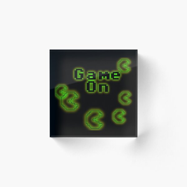Game On Acrylic Block
