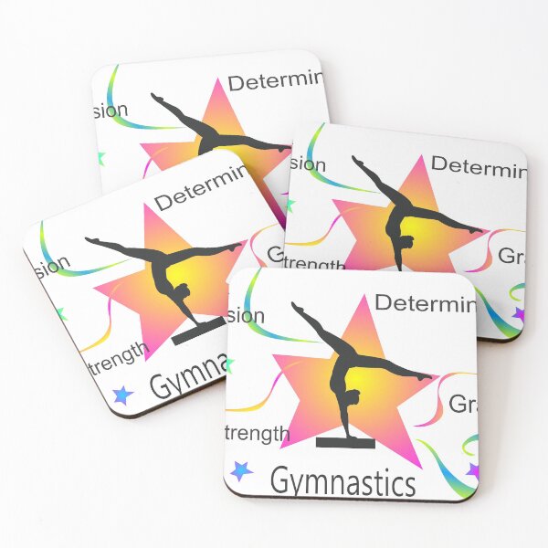 Item preview, Gymnastics - Precision, Strength, Determination and Grace designed and sold by SportGirlDesign.