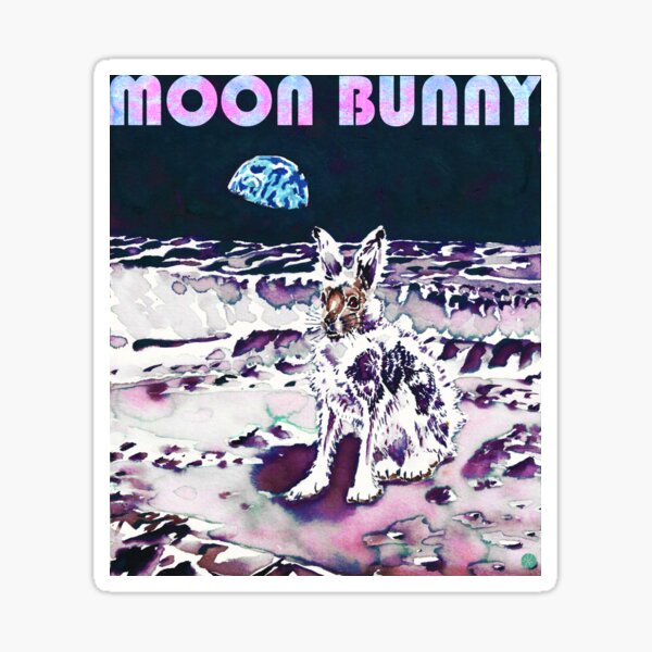 MOON BUNNY Sticker