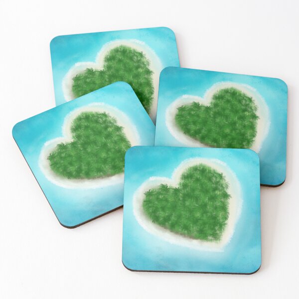 Item preview, Heart Island designed and sold by drxgonfly.