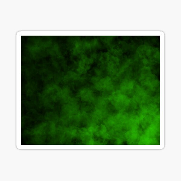Grüne Wolken Sticker