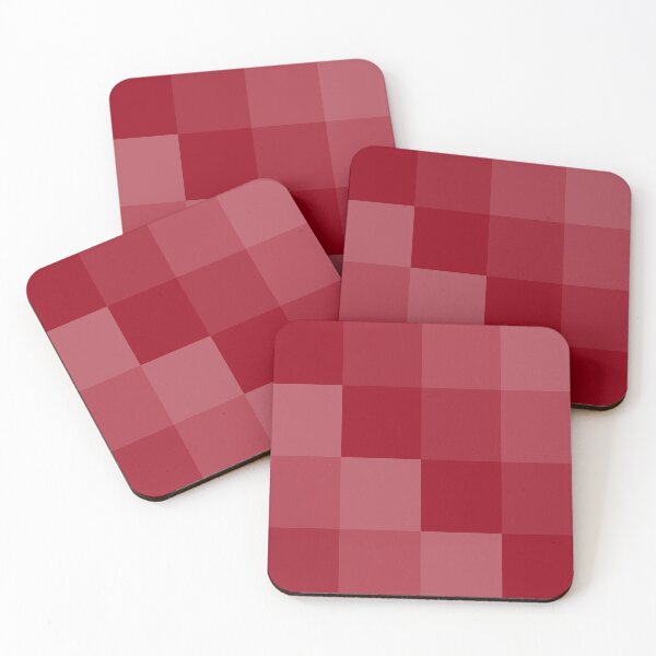 Item preview, Four Shades of Red Square designed and sold by ShelleyYlstArt.