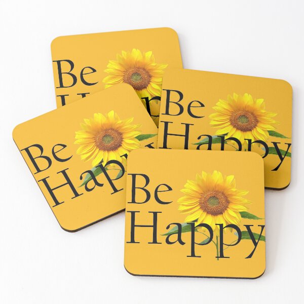 Item preview, Be Happy Sunflower designed and sold by Lisa Bertnick.