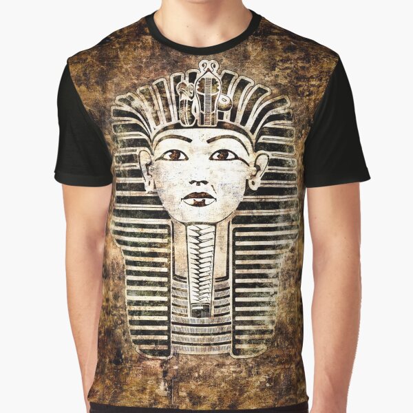 Tutankhamun Egyptian Pharaoh head. King Tut ancient mask Graphic T-Shirt