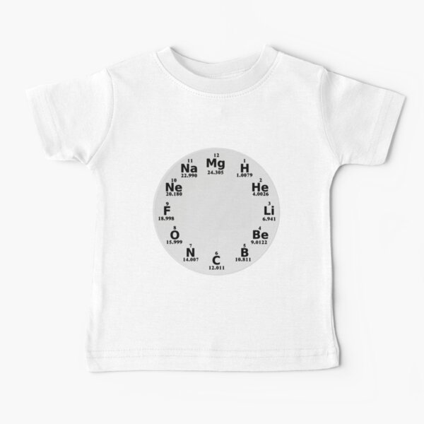 Chemical Elements Wall Clock Baby T-Shirt