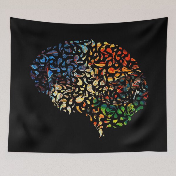 Item preview, Cortical Elements (on black) [Brain Drops Series] designed and sold by ColorfulCortex.
