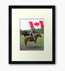 Bar U Ranch - Canada Day 2010 Framed Print
