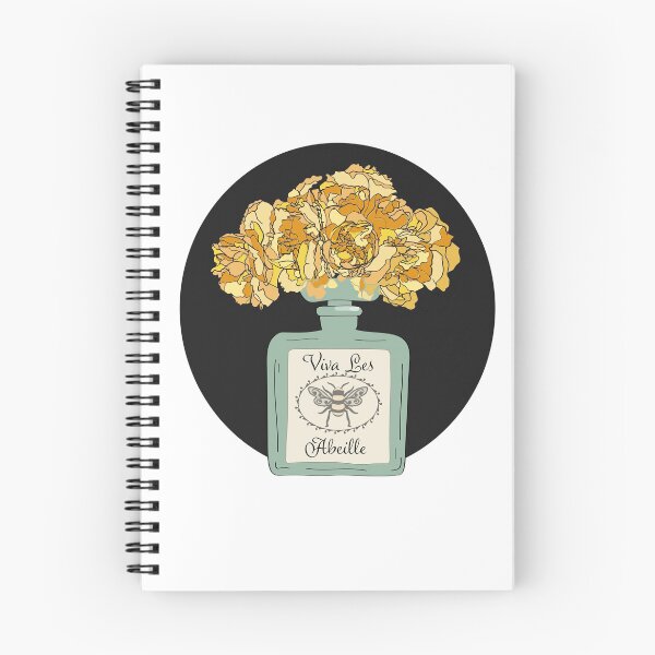 Item preview, Long Live the Bees! perfume bottle with peionies design designed and sold by Bexxadoodles.