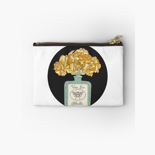 Item preview, Long Live the Bees! perfume bottle with peionies design designed and sold by Bexxadoodles.