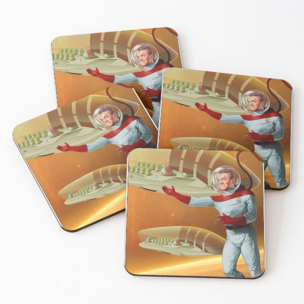 Item preview, Retro Futuristic Space Art Expedition Venus designed and sold by lynxcollection.