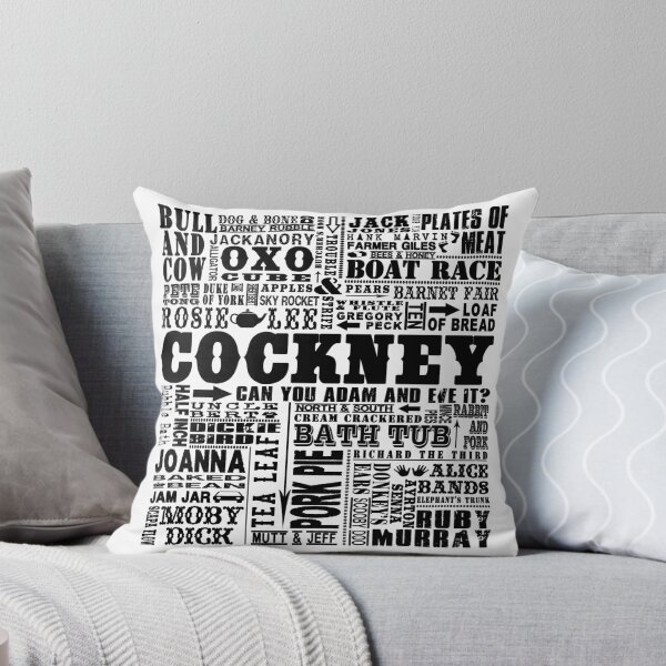 Item preview,  TRADITIONAL COCKNEY SAYINGS BLACK designed and sold by DOOLALLY.