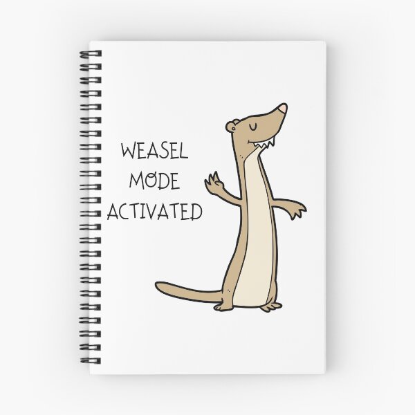 Item preview, Weasel Mode activated, funny gift, cheeky design  designed and sold by Isha Dibua.