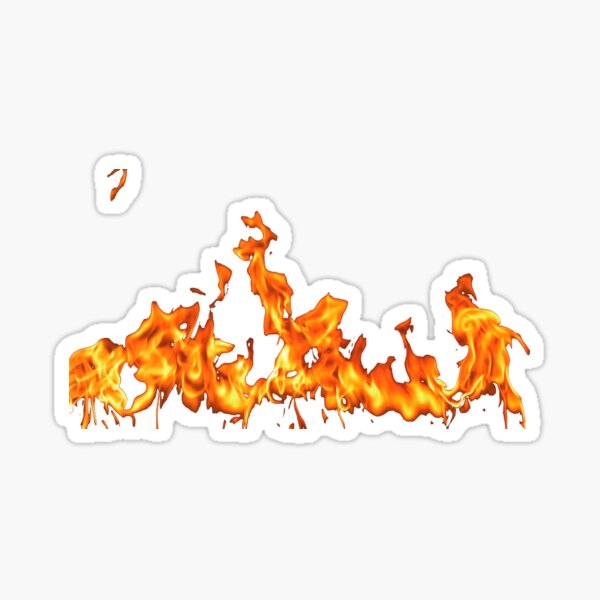 #Flame, #Forks of flame, #Spurts of flame, #fire, light, flames Sticker