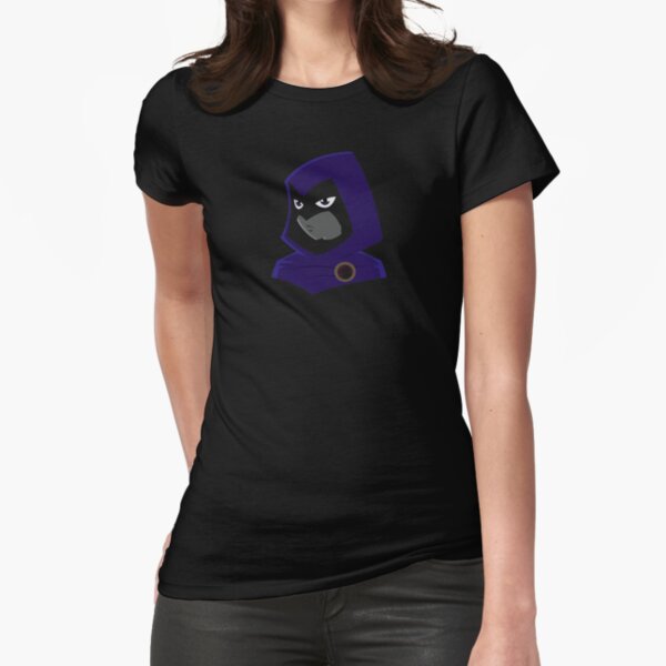 Teen Titans - Serious Raven Fitted T-Shirt