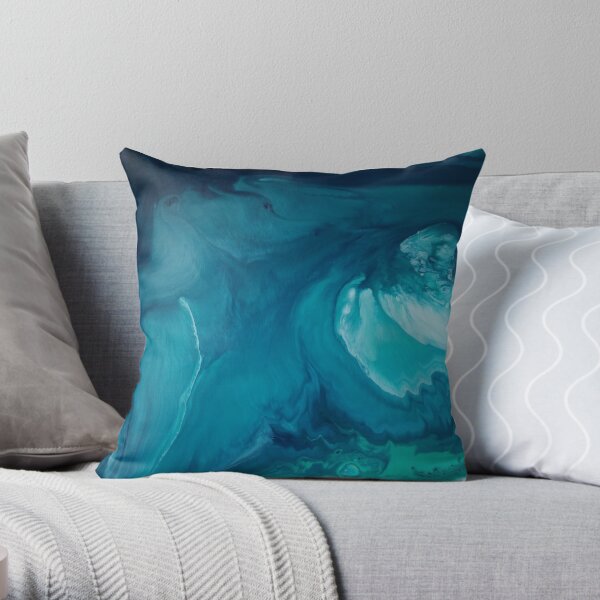 Dark peinture abstraite Coussin