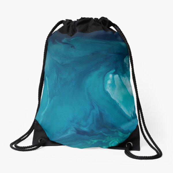 Dark peinture abstraite Sac à cordon