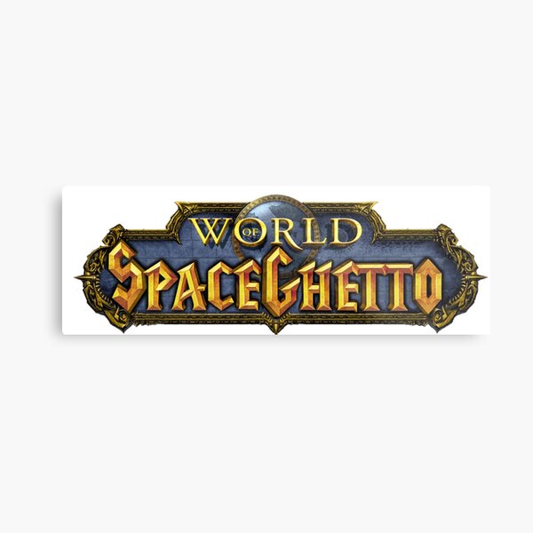 World of SpaceGhetto Metal Print