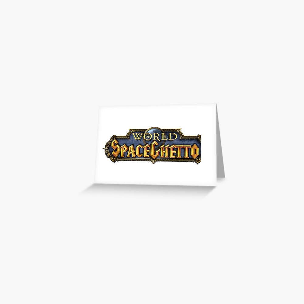 World of SpaceGhetto Greeting Card